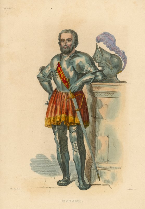 Bayard (gravação a cores) de French School