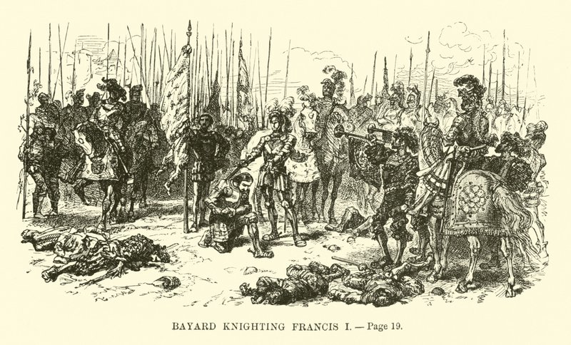 Bayard cavaleiro Francis I de French School