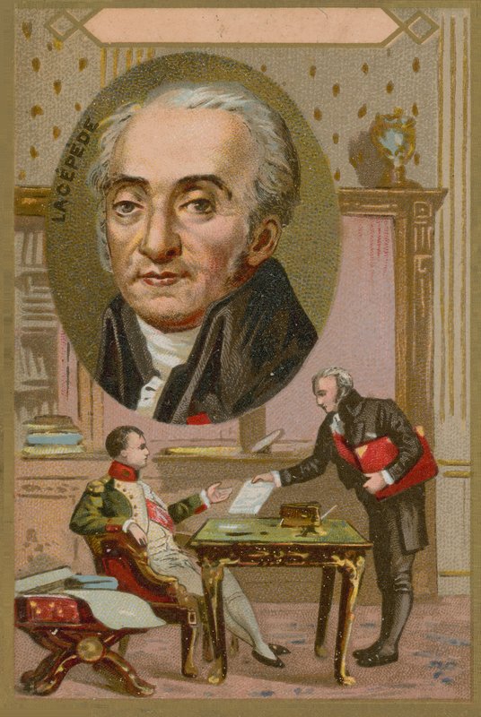 Bernard Germain de Lacepede, naturalista francês (1756-1825) de French School