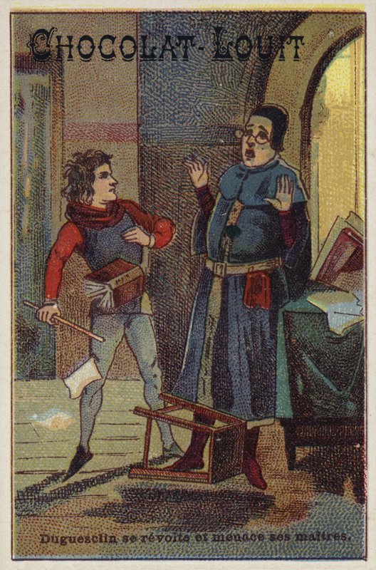Bertrand Du Guesclin se revolta e ameaça seu tutor de French School