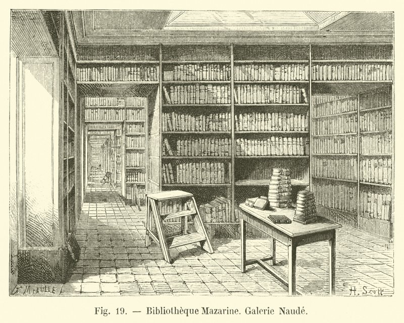 Biblioteca Mazarine, Naude Gallery de French School