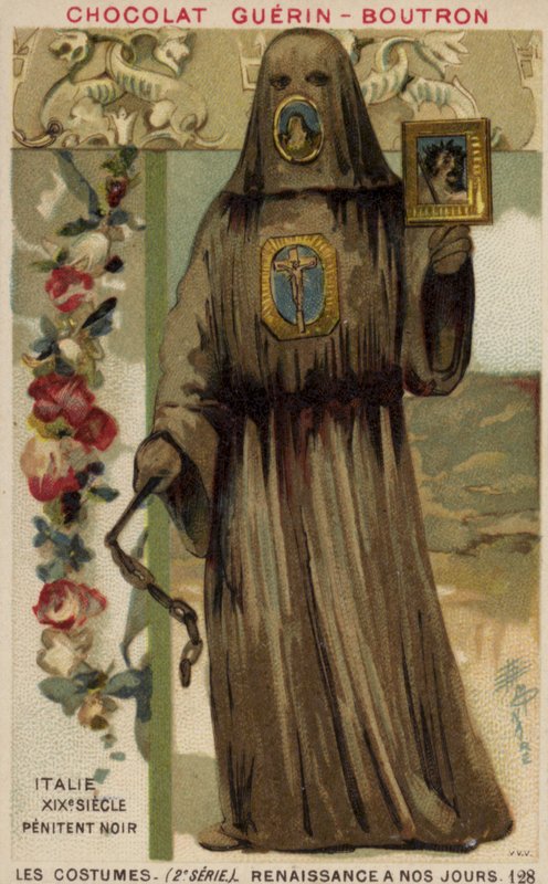 Penitente Negro, Itália, Século 19 de French School