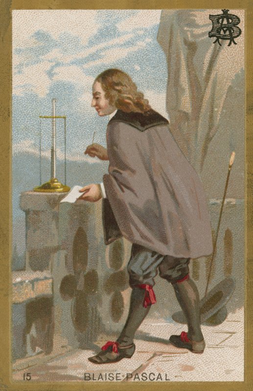 Blaise Pascal, matemático e físico francês de French School