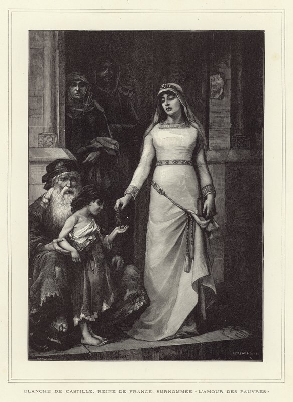 Blanche de Castela, Rainha Consorte de Luís VIII de França e mãe de Luís IX de French School