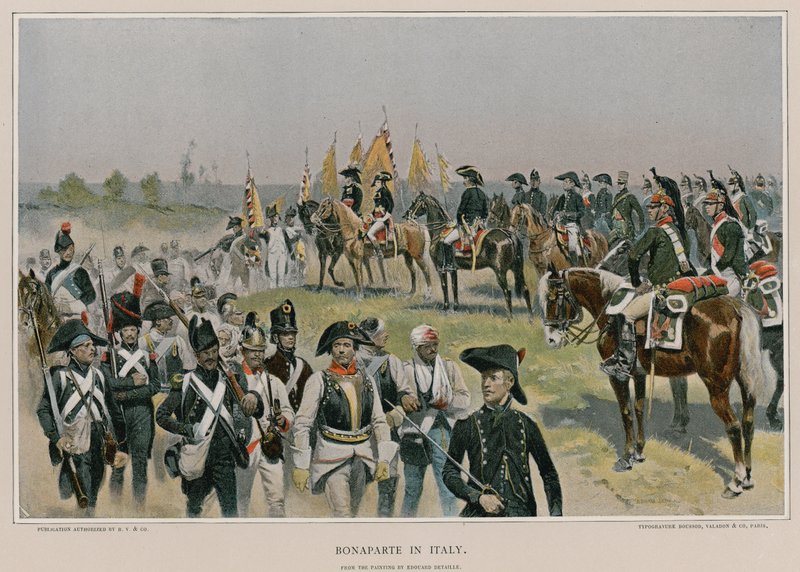 Bonaparte na Itália de French School