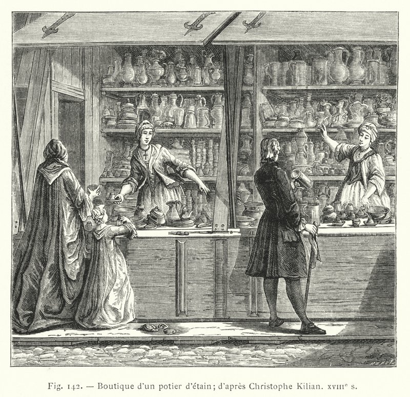 Latoaria; depois de Christophe Kilian, 18 c (gravura) de French School