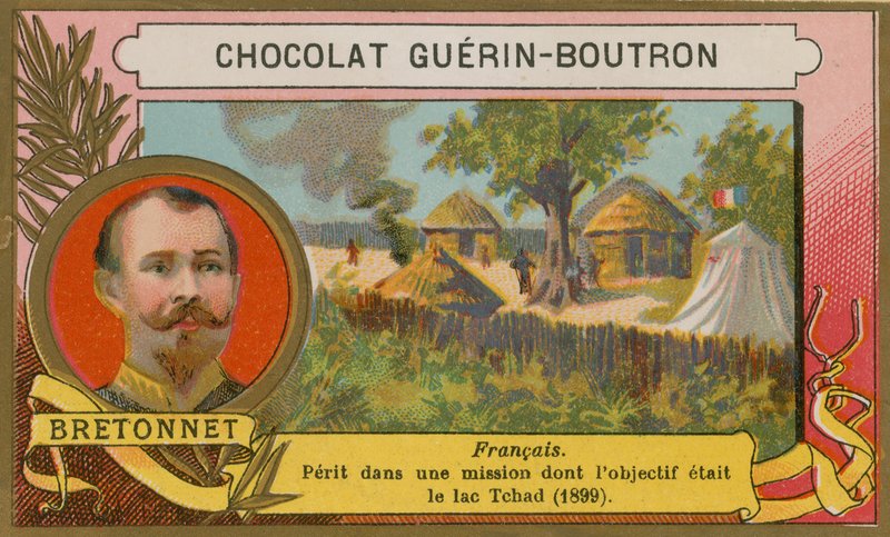 Bretonnet, soldado e explorador francês do século XIX de French School