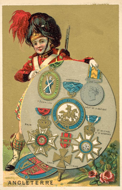 Medalhas britânicas (chromolitho) de French School