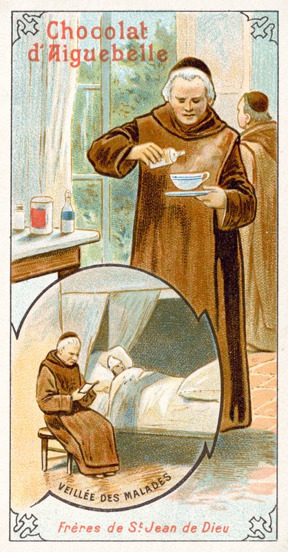 Irmãos Hospitaleiros de São João de Deus (chromolitho) de French School