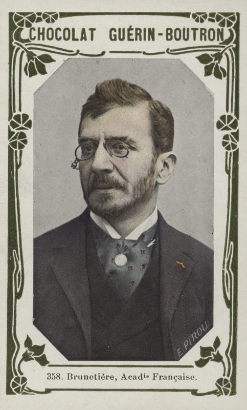 Brunetiere, Academia Francesa (foto colorida) de French School