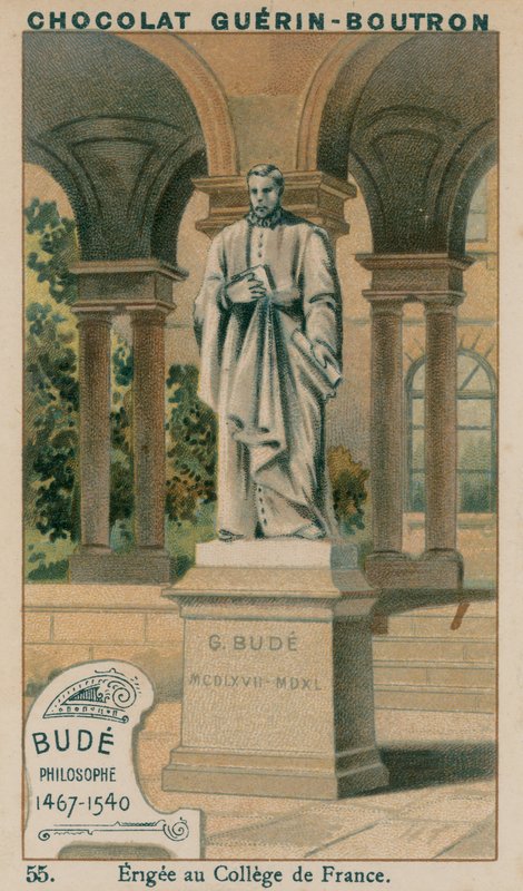 Bude, filósofo, 1467-1540, Erigee no College de France de French School