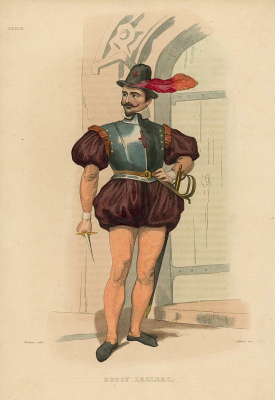 Bussy Leclerc (gravação a cores) de French School