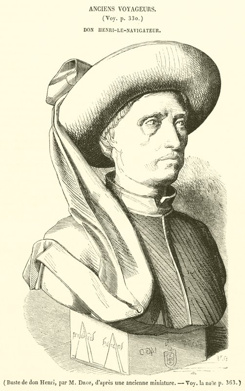 Buste de don Henri (gravura) de French School