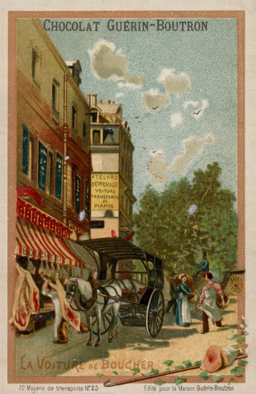 Carrinha do Carniceiro (chromolitho) de French School