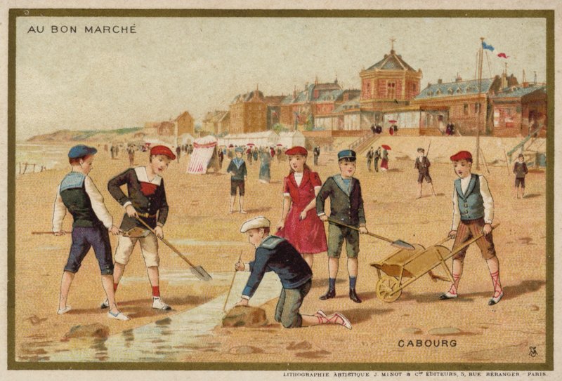Cabourg, França (chromolitho) de French School