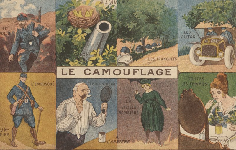 Camuflagem (cor litho) de French School