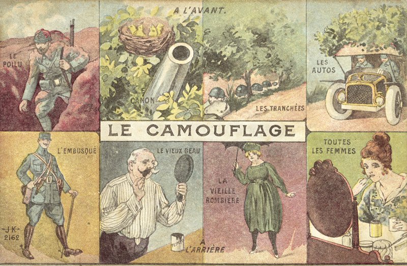 Camuflagem (cor litho) de French School