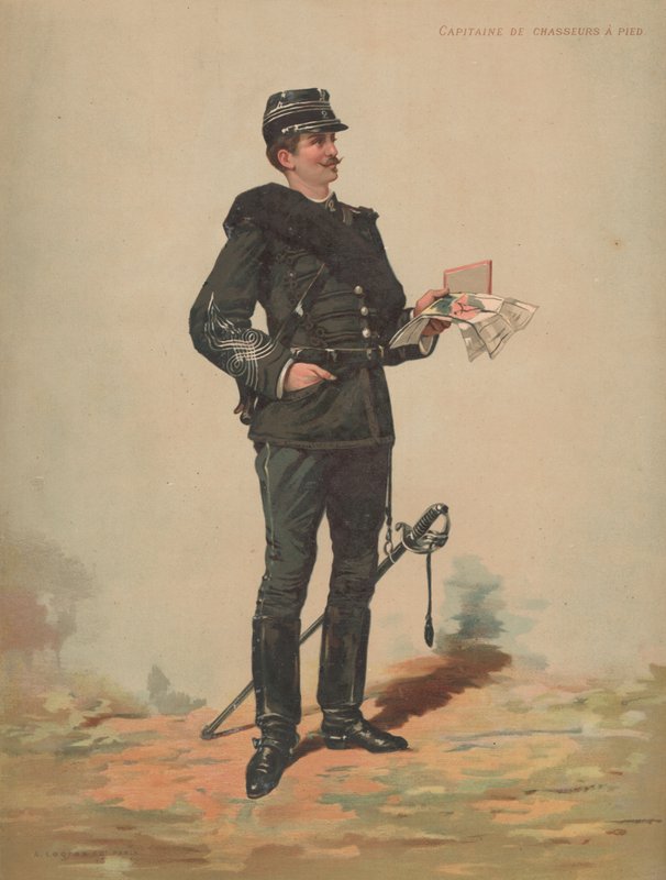 Capitão dos Caçadores a Pé de French School