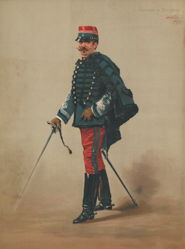 Capitão dos Hussardos de French School