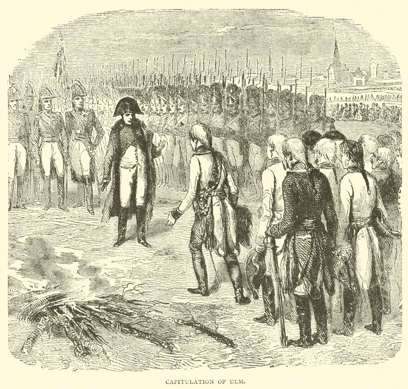 Capitulação de Ulm (gravura) de French School