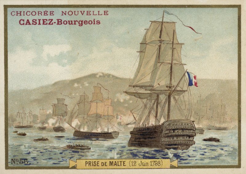 Captura de Malta pelos franceses, 12 de junho de 1798 de French School