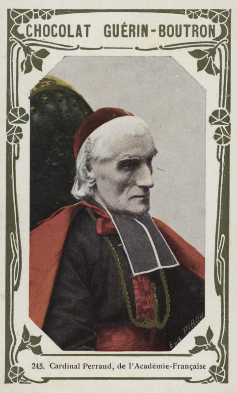 Cardeal Perraud, da Academia-Francaise (foto colorida) de French School