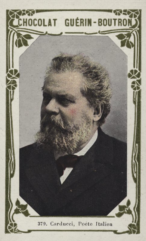 Carducci, Poete Italien (foto colorida) de French School