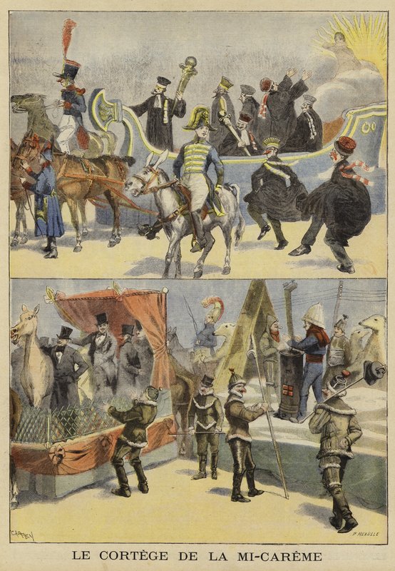 Procissão de carnaval de French School