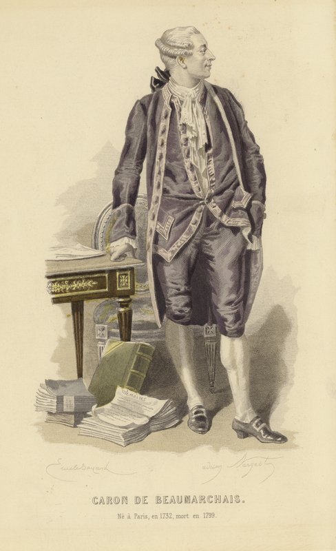 Caron de Beaumarchais (1732-1799) de French School