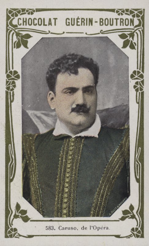 Caruso, da lOpera (foto colorida) de French School