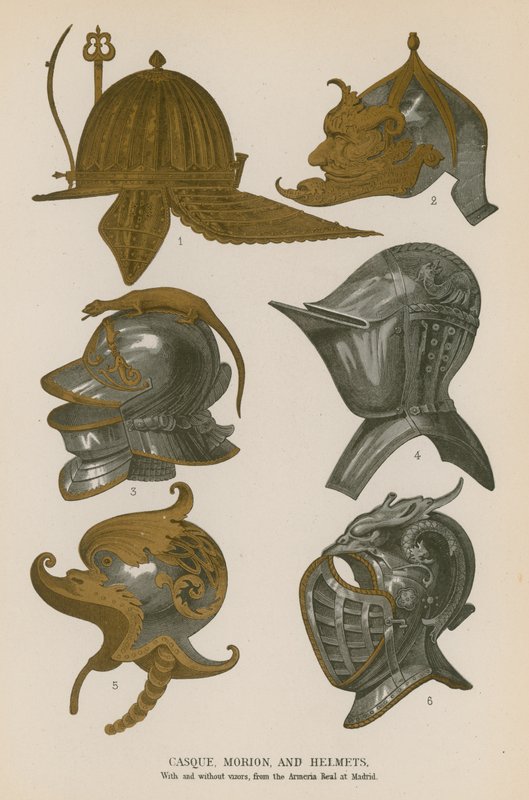 Casque, Morion e Capacetes de French School