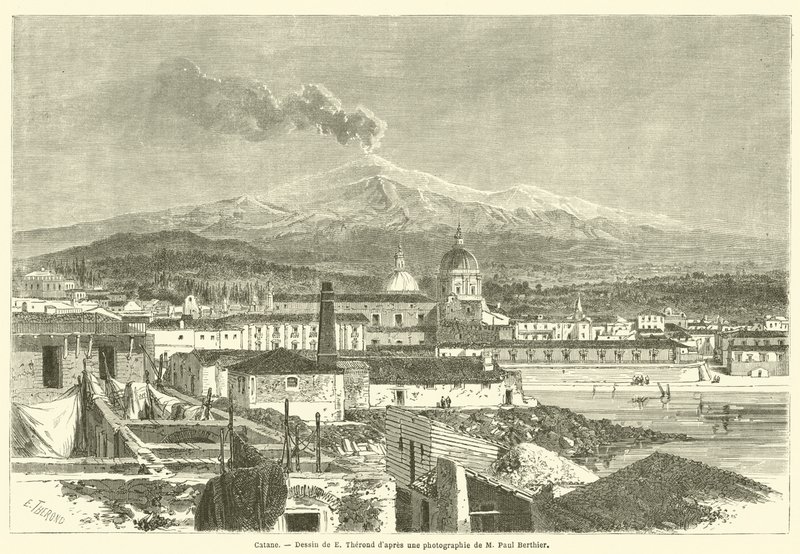 Catane (gravura) de French School