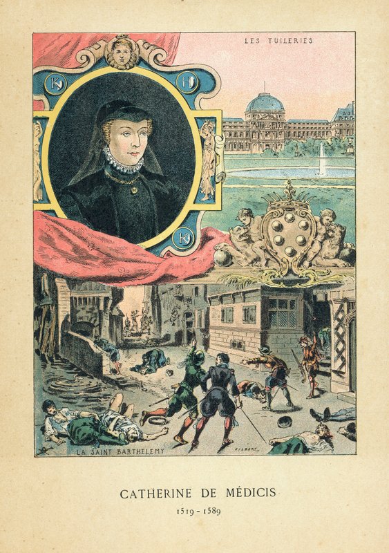 Catarina de Médicis de French School