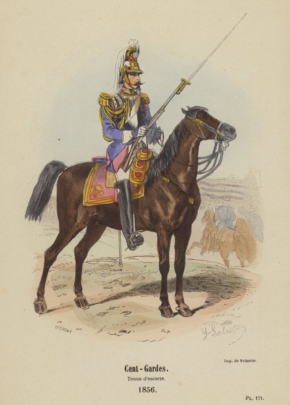 Cem Guardas, Vestido de Acompanhante de French School