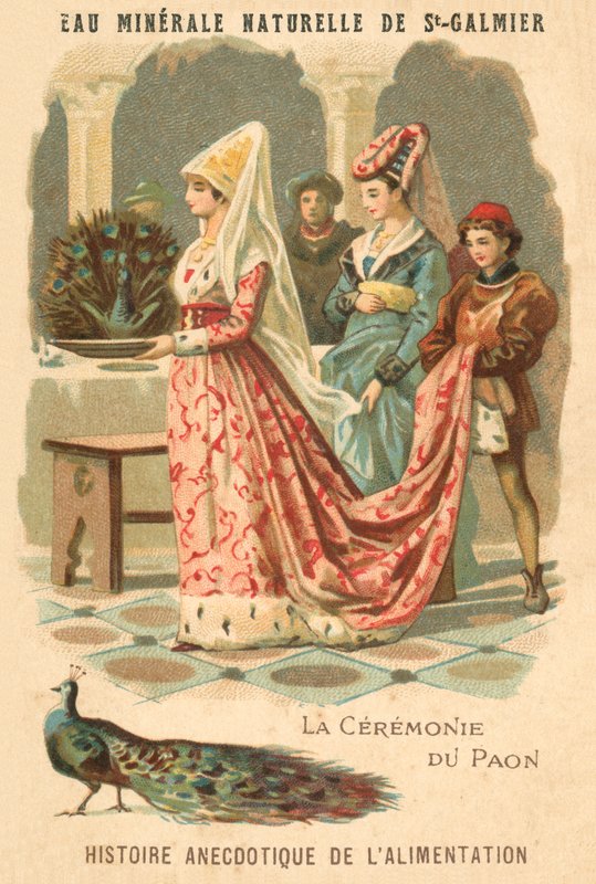 Cerimônia do pavão (chromolitho) de French School