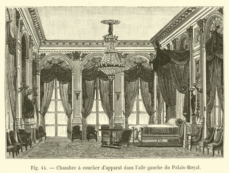 Dapparat quarto na ala esquerda do Palais-Royal de French School
