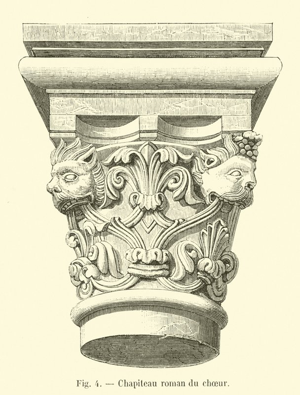Capital românica do coro de French School