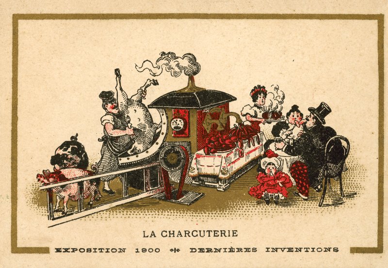 Charcuterie (chromolitho) de French School