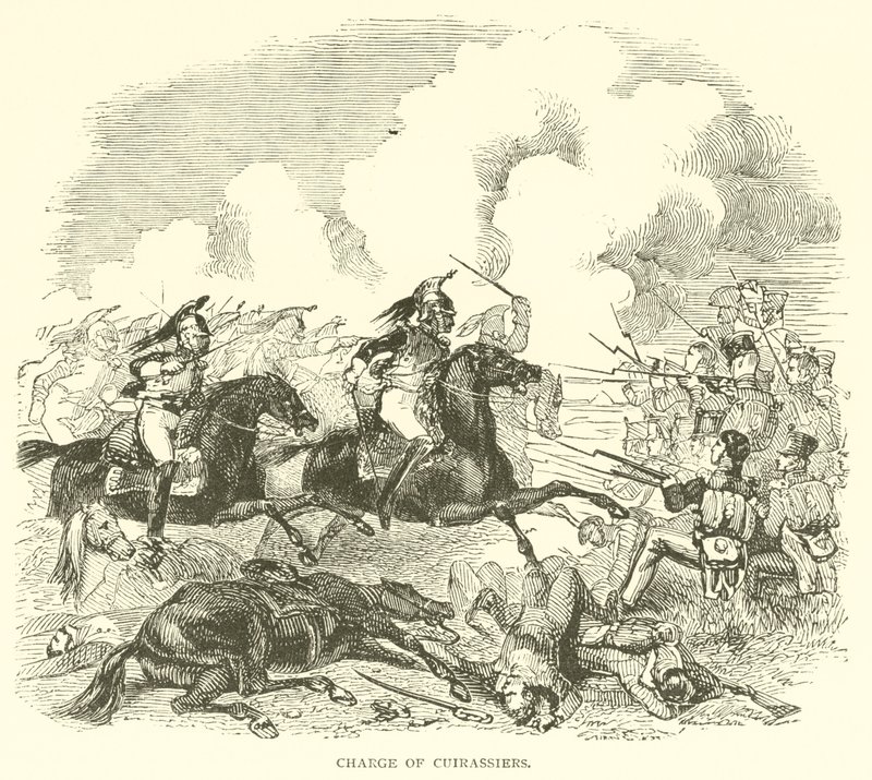 Carga de Cuirassiers (gravura) de French School