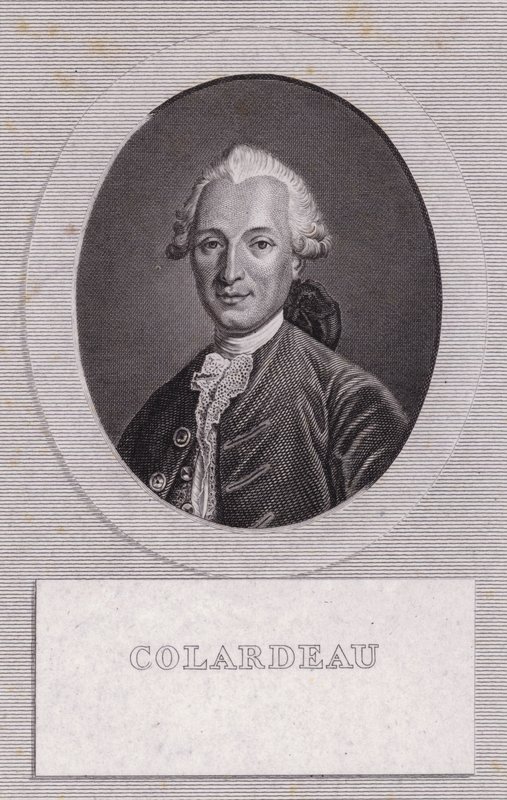 Charles-Pierre Colardeau, poeta francês (gravura) de French School