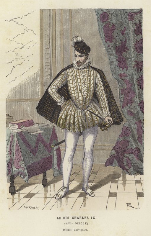 Carlos IX, rei da França, século XVI de French School