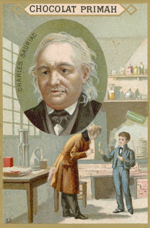 Charles Sauria, químico francês de French School