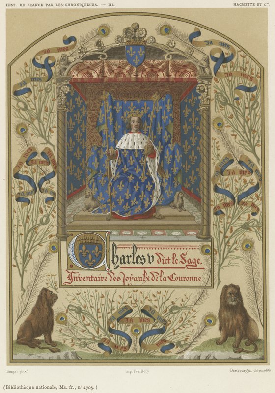 Charles V, conhecido como o sábio de French School