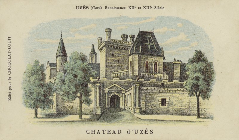 Castelo DUZES, Uzes, Gard de French School