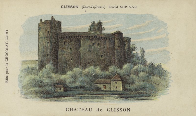 Clisson Castle, Clisson, Loire-Inferieure de French School