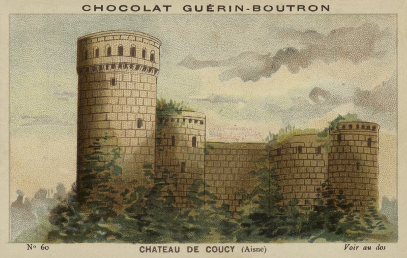 Chateau de Coucy, Aisne de French School