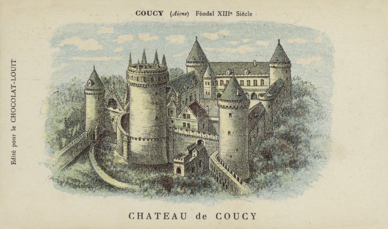 Chateau de Coucy, Coucy, Aisne de French School