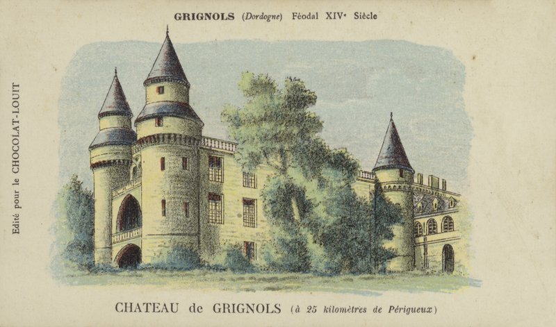 Castelo de Grignols, Grignols, Dordonha de French School