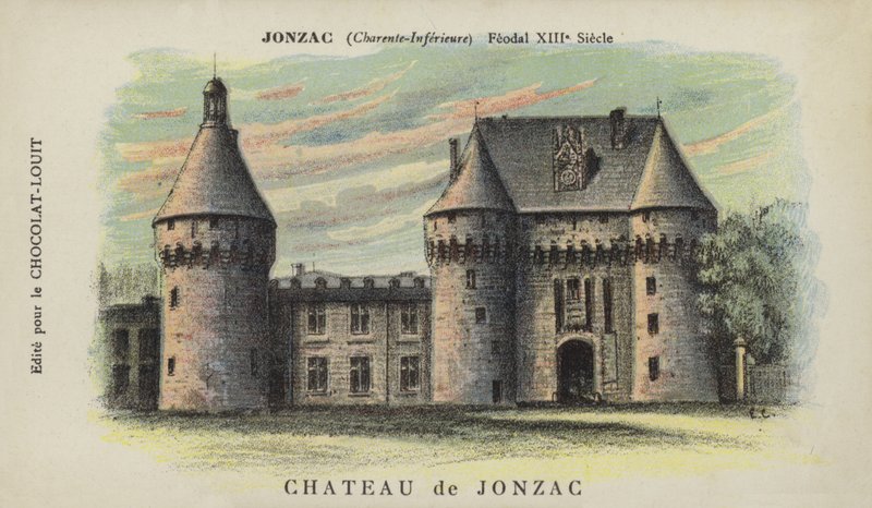 Castelo de Jonzac, Jonzac, Charente-Inferieure de French School