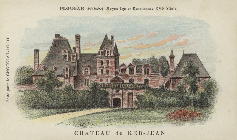 Castelo de Ker-Jean, Plougar, Finistere de French School